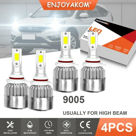 H4 LED Bulb 100 Watt 12000 Lumens - Boslla