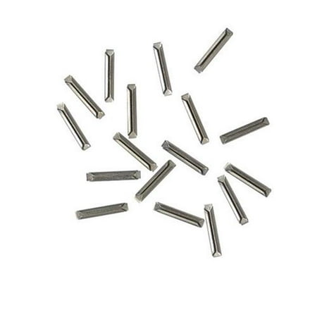 Universal Rail Joiners - N Atlas Code 55 Nickel Silver Metal Rail Joiner, 24 Piece