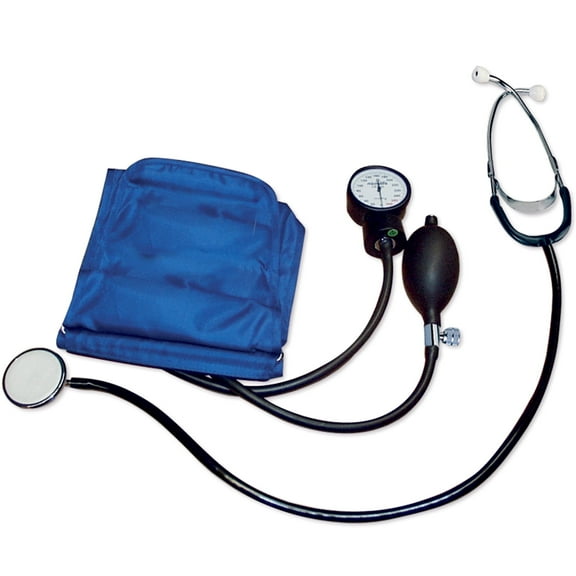 Rite Aid Manual Blood Pressure Monitor, Aneroid Sphygmomanometer and Stethoscope Kit