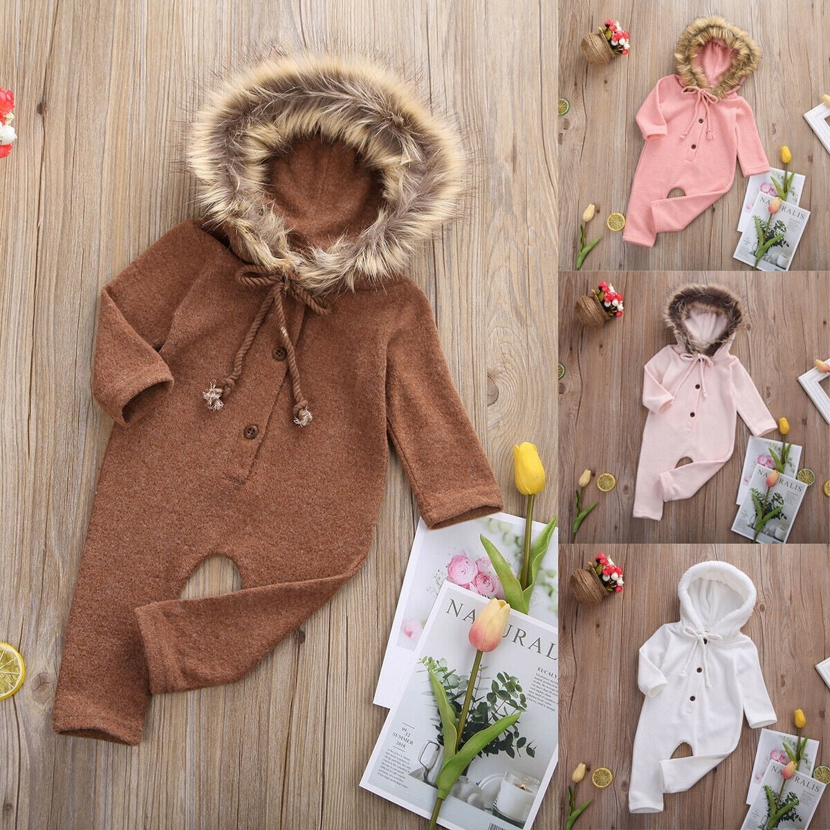 Girls winter romper sale
