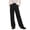 Black, variant on Stamzod Uniform Pants for Girls Fashion Striped High Waisted Wide Leg Dress Pants Casual formal Straight Leg Trousers with Pockets 15-16Years