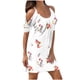 thumbnail image 1 of Vestido sin Mangas para las Mujeres Vestido de Moda de Suspensión Impreso, Vestido Diario Y de Fiesta de Poliéster sin Mangas, 1 of 4