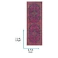 thumbnail image 7 of Livabliss Area Rugs for Living Room, 3x7 Harput Traditional Pink Runner Rug, Bedroom Dining Room Home Decor Stain Resistant Carpet (2'7" x 7'3" Runner), 7 of 7