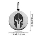 thumbnail image 2 of Stainless Steel Gladiator Warrior Champion Round Medallion Pendant Necklace, 2 of 3
