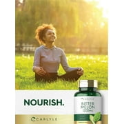 Bitter Melon Extract | 180 Capsules for Men and Women | by Carlyle