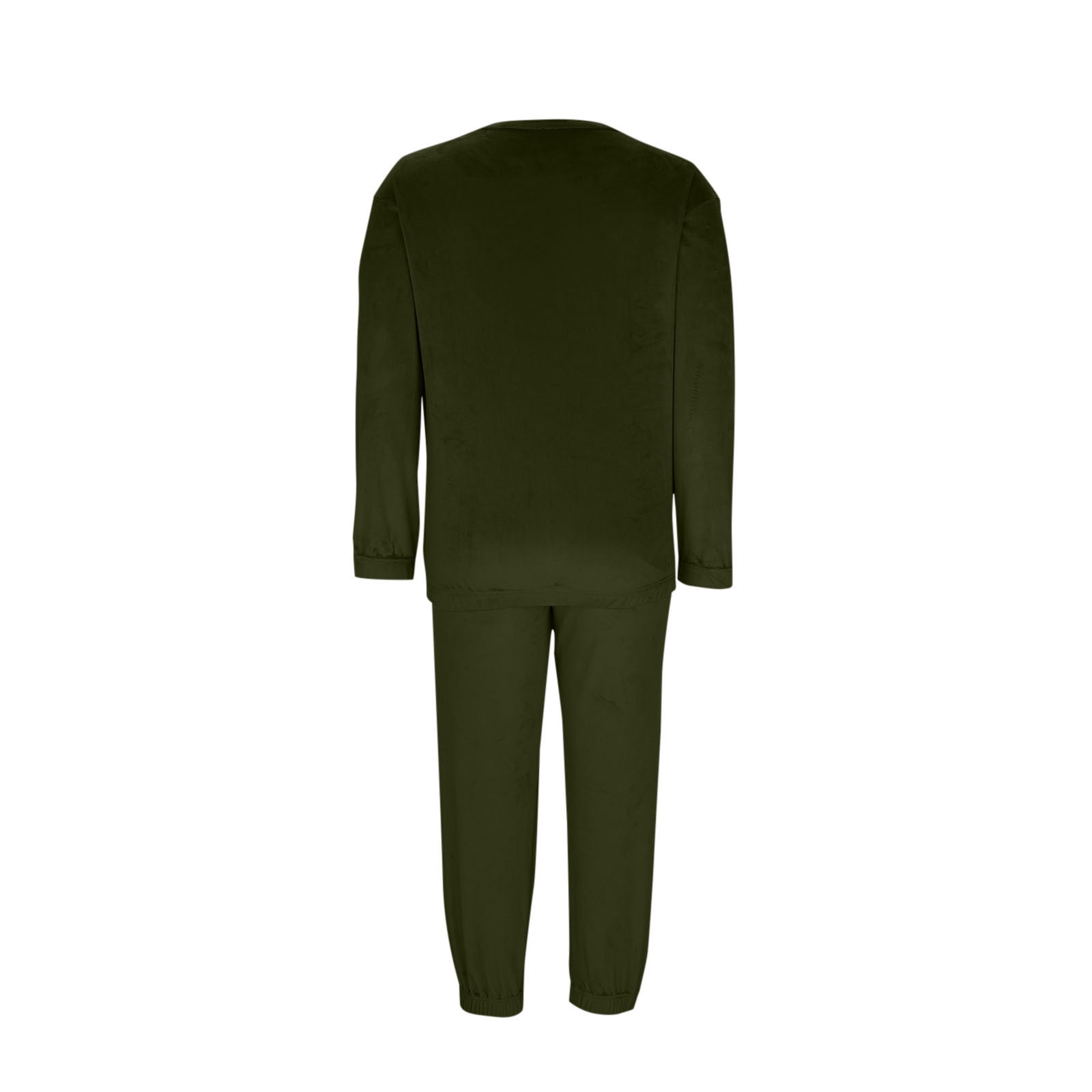 Women's Velvet Pajama Set Warm Long Sleeve Shirts & Joggers 2 Piece Jogging Suit Soft Sweatsuit Set Fashion Tracksuit Trendy Sleepwear Comfy Pjs Winter Outfits