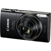 Canon PowerShot ELPH 360 Digital Camera (Black) 1096C001 - 32GB (International Version)