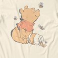 thumbnail image 3 of Disney Winnie The Pooh Men's Honey Spills And Bumblebees T-Shirt (Natural, S-XXXL), 3 of 4