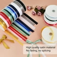 thumbnail image 3 of 100yds Satin Ribbon, Thin Solid Color Satin Ribbon for Gift Wrapping, Crafts, Hair Bows Making, Wedding Party Decoration, Sewing, Invitation Cards, Floral Bouquets, Christmas, 3 of 6
