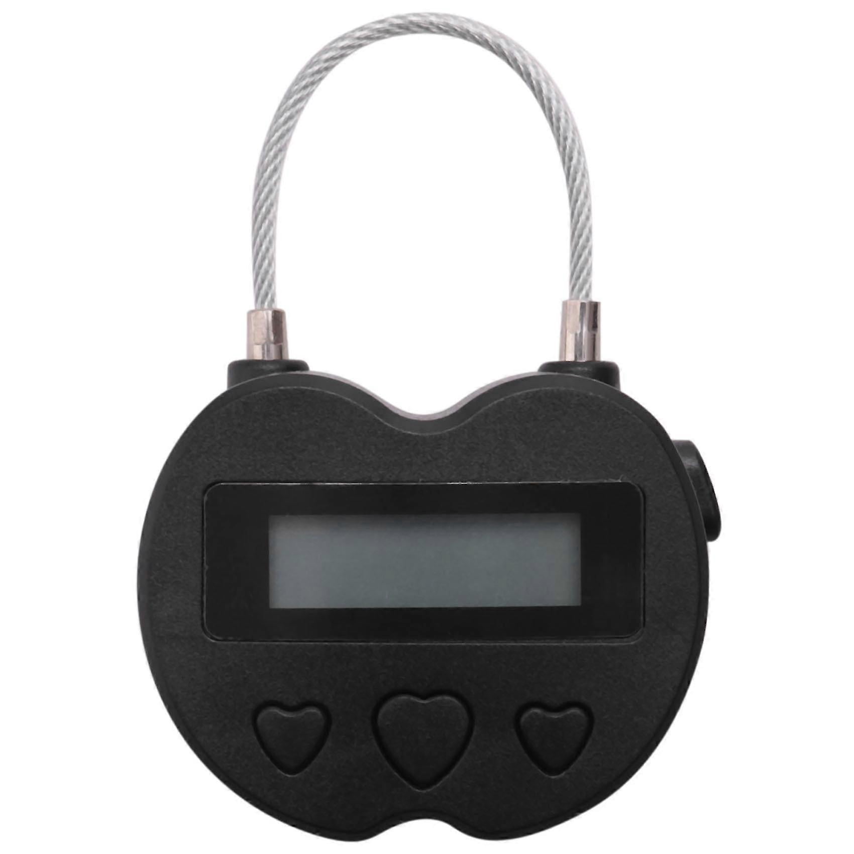 Smart Time Lock LCD Display Time Lock USB Rechargeable Timer | Walmart ...