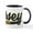 White/Black Inside, variant on CafePress - Jersey Shore Mugs - 11 oz Ceramic Mug - Novelty Coffee Tea Cup