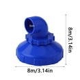 thumbnail image 3 of Pool Inlet Nozzles Tool, Flexible 360° Rotatable Design Blue Swimming Pool Accessories, Fine Workmanship Easy to Install Suitable for Easy Adjustment of Water Flow Direction, 3 of 9
