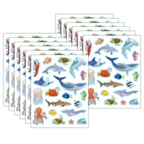 Teacher Created Resources Ocean Animals Stickers, 120 Per Pack, 12 Packs