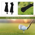 thumbnail image 4 of Black Golf Head Covers Driver 1 3 5 Fairway Woods Headcovers for Club Fits All and Clubs 3Pcs, 4 of 10