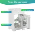 thumbnail image 3 of Bellemave 20" Bathroom Vanity Set with Sink and 2-tier Storage Rack Bathroom Cabinet with Soft Closing Door and Adjustable Shelves Free Standing Single Basin Vanity (20”, 2-tier Storage Rack), 3 of 12