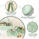 thumbnail image 2 of 3 st PVC Kosmetikpåsar med Handtag Set, Bärbar Transparent Resetoalettväska Vattentät, 2 of 5