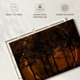thumbnail image 6 of Elephant Stock Orange Forest Silhouette Wall Art - Horizontal Canvas Wall Art - Living Room Wall Decor - Gothic Canvas - Black And Brown Decor - 39" x 26", 6 of 8