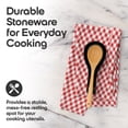 thumbnail image 2 of Omniware Simsbury Spoon Rest - Stoneware Kitchen Spoon Holder, Heat-Resistant with Lead-Free Glaze, 8.25” with Arched Handle, Dishwasher Safe for Easy Cleaning (Black), 2 of 7