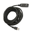 thumbnail image 4 of Cable de extensión USB 3.0 Negro 16.4 pies 5 Gbit por segundo Cable de extensión USB activo USB macho a hembra para teclado Hub Mouse, 4 of 10