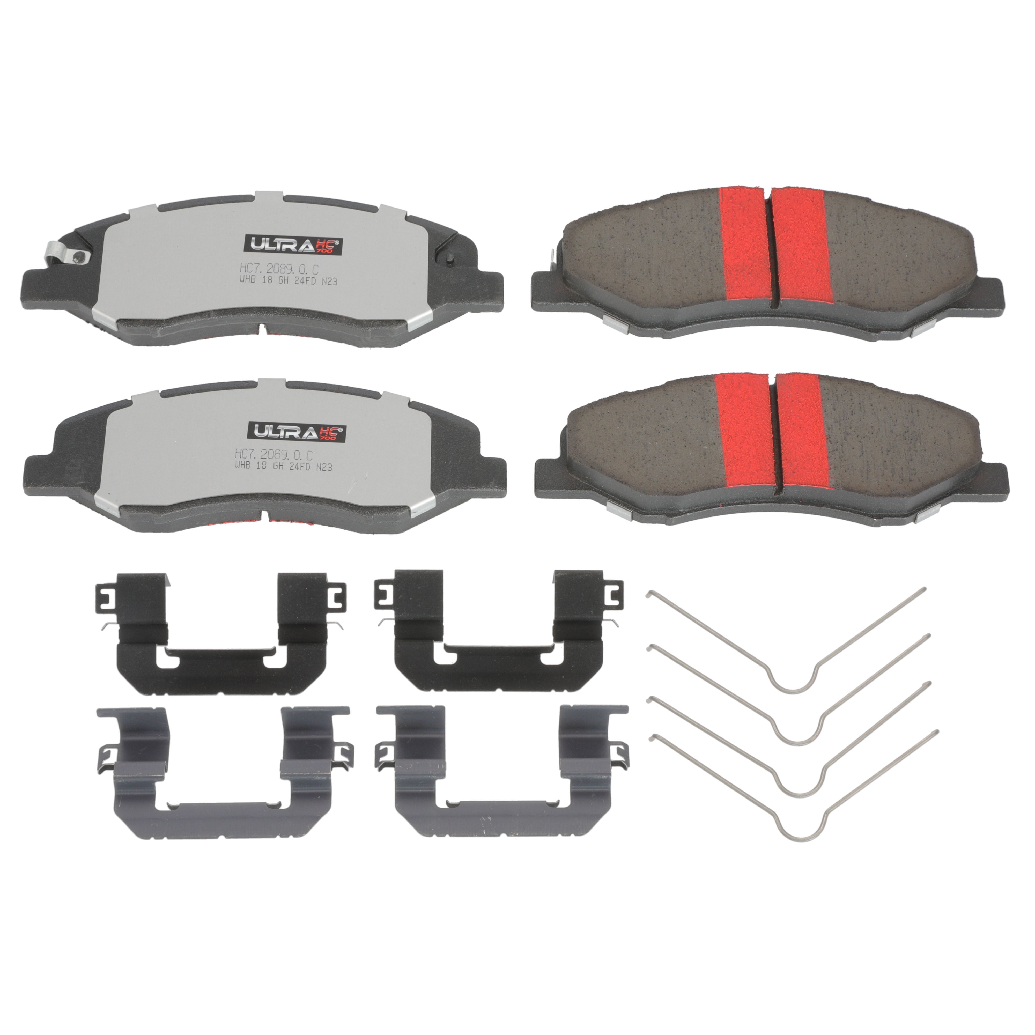 UltraHC 700 Brake Pad Set, Front HC7.2089.0.C, Honda Odyssey 2023-2018