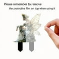 thumbnail image 3 of Japceit Bohemian Style Fairy Acrylic Garden Stake, Outdoor Scene Decoration Ground Insert, Whimsical Flower Pot Accent for Patio Courtyard Landscaping, 3 of 6