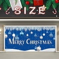 thumbnail image 7 of 1pc, Merry Christmas Pattern Garage Door Banner Decorations Christmas Garage Door Decorations, Single Garage, Garage Door Banner Set, Oversized Christmas Backdrop, 7 of 7