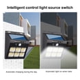 thumbnail image 3 of Pebbuoy Solar Outdoor Light Motion Sensor Solar Powered Light Super Bright Waterproof Wireless Auto On/Off 3 Modes Wall Security Light, 3 of 7