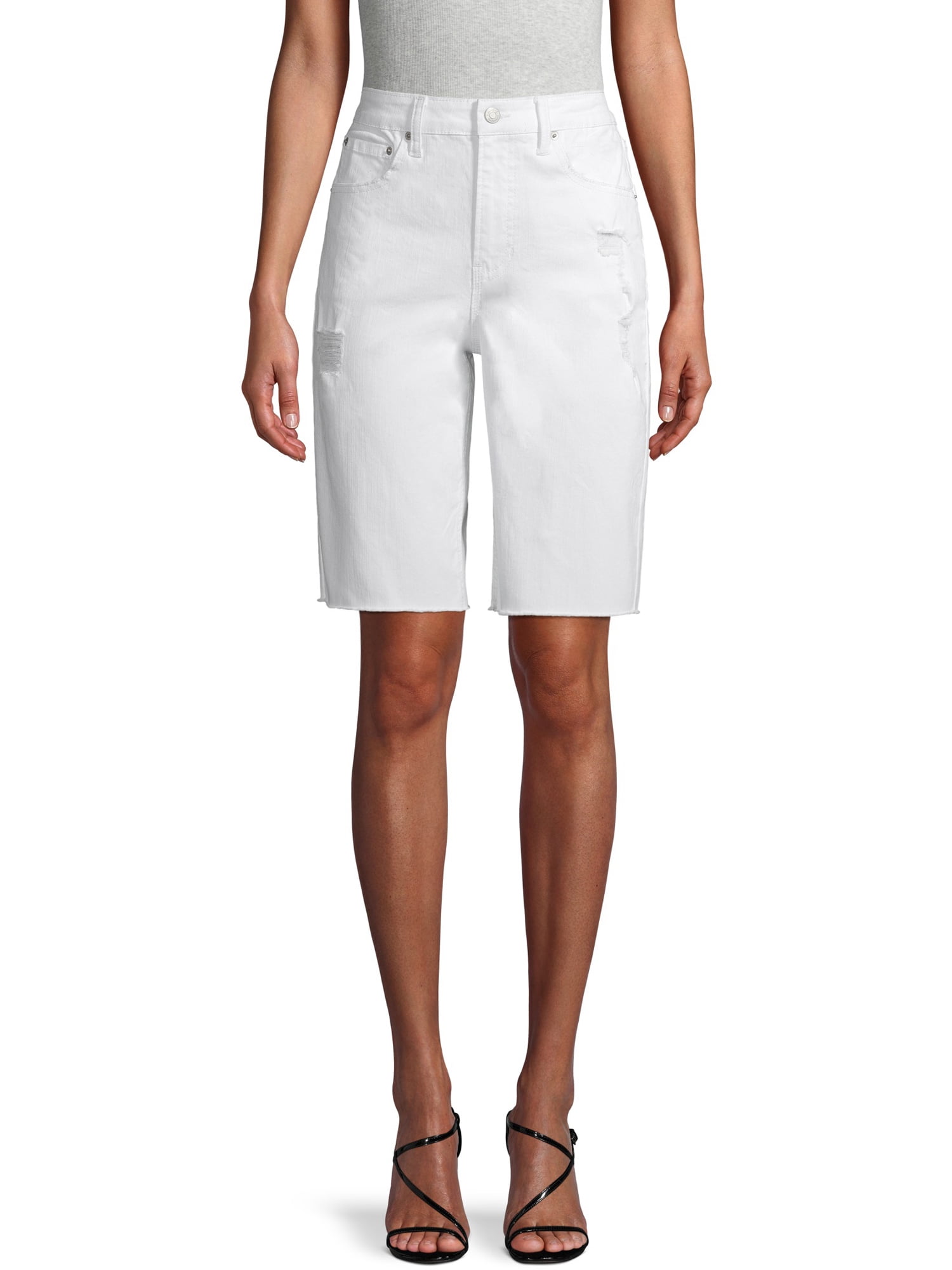 high rise bermuda shorts