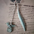 thumbnail image 5 of hirigin Luminous Metal Bookmark, Glow in The Dark Retro Feather Dragon Book Marker, Unique Gift for Men Women, 5 of 6