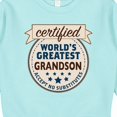 thumbnail image 3 of Inktastic Certified World's Greatest Grandson Accept No Substitutes Toddler Sweatshirt, 3 of 4