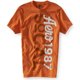thumbnail image 1 of Aeropostale Hombre Puff Paint So-cal Camiseta Gráfica, Naranja, XX-Large, 1 of 1