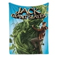 thumbnail image 2 of Jack, el Asesino de Gigantes anti-pilling, suave, ligera, esponjosa y acogedora de lujo para hogar y cocina – Perfecta para niños y adultos,130X150cm, 2 of 6