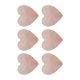 thumbnail image 3 of 6 manteles individuales con forma de corazón para San Valentín, con aislamiento térmico y decorativos. oro rosa, 3 of 9