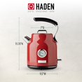 thumbnail image 2 of Hervidor eléctrico Haden Dorset 1.7L de acero inoxidable rojo, 2 of 9