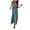 Blue, variant on 2025! ClothesUnder $5asdoklhq Womens Maxi Dress Under $10,Women's V-neck Bohemian Polka Dot Print Short Sleeve Dress Long Skirt