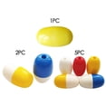 thumbnail image 3 of 1/2/5pcs 130mmx75mmx12mm Anchor Rope Parts Boat Anchor Canoe Mark Ball PP Float Balls Fishing Positioning Ball Floating Markers 2PCS, 3 of 8