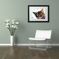 thumbnail image 4 of Trademark Fine Art "The Pop Cat" Canvas Art by Dean Russo, White Matte, Black Frame, 4 of 4