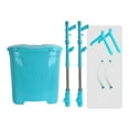 thumbnail image 1 of Distribuidor de fertilizante granulado con transporte trasero, herramienta manual para fertilización, versátil para vegetales, césped, doble tubo de Estilo D, 1 of 8