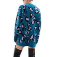 thumbnail image 3 of Sedceaty Women’s Button Down Cardigan, Long Sleeve V Neck Leopard Print Oversized Sweater, 3 of 4