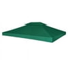 10 x 13 ft. Outdoor Waterproof Gazebo Cover - Canopy Green