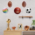 thumbnail image 3 of Soporte de pared acrílico BiJun para balones deportivos, 3 of 7