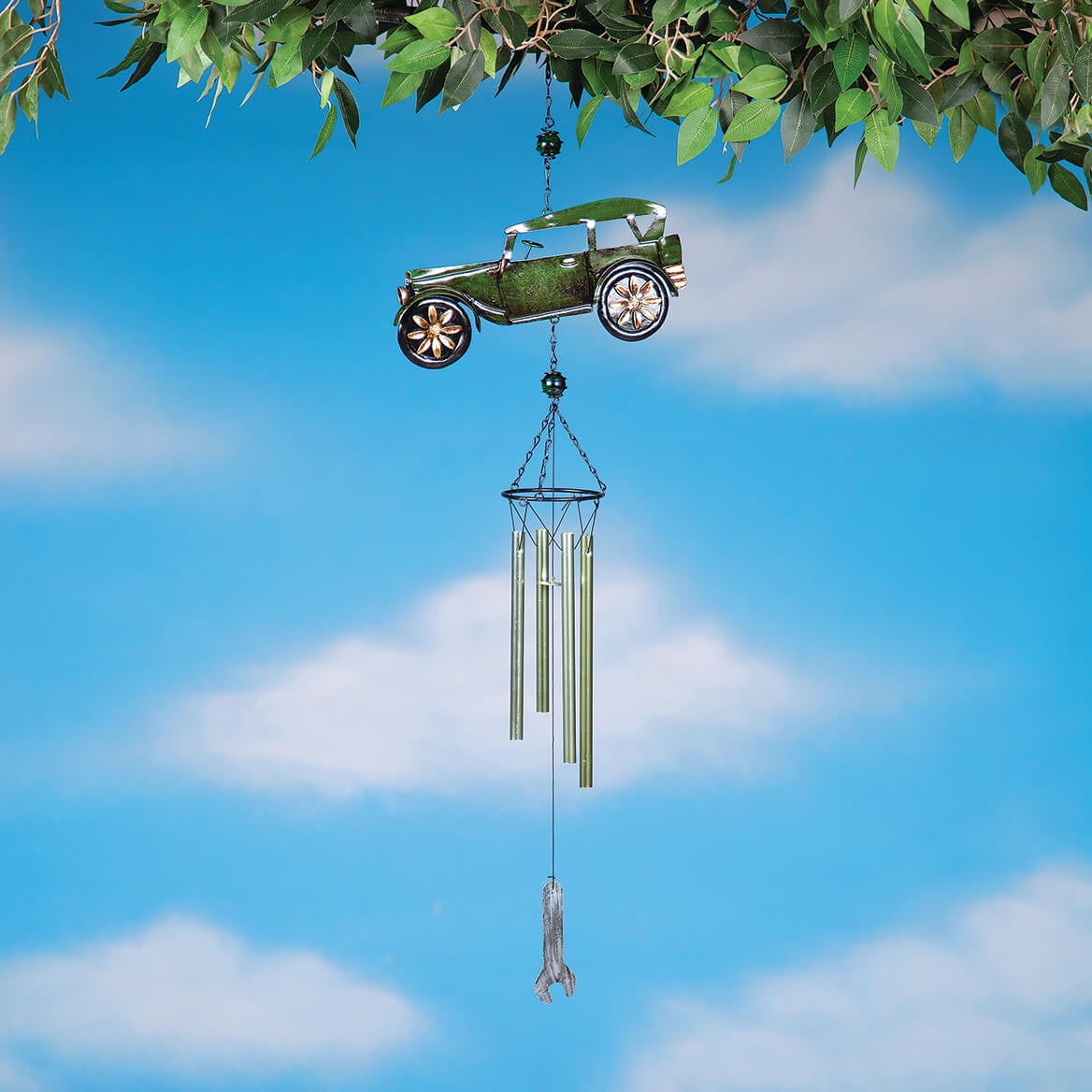 Metal Car Wind Chime by Fox River Creations