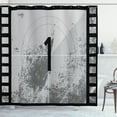 thumbnail image 1 of Ambesonne Old Hollywood Shower Curtain, Final Countdown, 69"Wx75"L, Charcoal Grey Coconut, 1 of 3