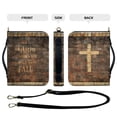 thumbnail image 5 of Kuiaobaty Cross Wall Print Bible Covers for Women Men God is Within Her PU Leather Book Carrying Case with Shoulder Strap/Handle, Large Bible Bags Bible Protective for Bible Study/Daily Use, XL, 5 of 7