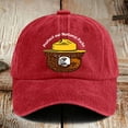 thumbnail image 2 of Gyexs Protecting Our National Parks Print Hat Vintage Washed Cotton Graphic Resist Bear Baseball Caps Unisex #Red, 2 of 5