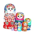 thumbnail image 2 of Muñeca Matryoshka Strade Fareast Limited de Madera 7 Capas Azul, 2 of 5