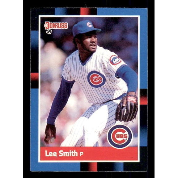 1988 Donruss #292 Lee Smith NM-MT Chicago Cubs Baseball Card ID:32581 Chicago Cubs MLB Baseball Trading Card