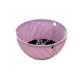 thumbnail image 2 of Travelwant Hanging Basket Planter Round Gardening Hanging Premium Plastic Brown Pot Comes with Drainer and Chain,Hanging Flowers Pot for Indoor-Outdoor, 2 of 7