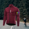 thumbnail image 3 of Chaqueta de Invierno a prueba Cálida Manga larga Resistente con bolsillos Prendas de para proteger para climas fríos - Rojo M DYNWAVEMX Chaqueta de ciclismo, 3 of 7
