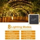 thumbnail image 3 of Luces de hadas brillantes, luces de cadena impermeables con 240 LED para un brillo inigualable y un ambiente blanco cálido, con energía solar, eficiencia energética y se adaptan a su visión creativa, 3 of 5
